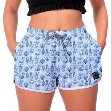 Imagem de Short Resistente Confortável Feminino Moda Praia Academia - w2store, G