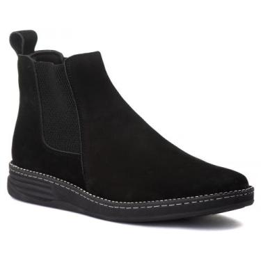 Imagem de Butina em Couro Nobuck Masculino - AC Ferraz Boot's, Preto, 41