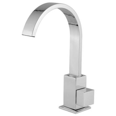 Imagem de Torneira Luxo Banheiro Pia Bica Móvel Quadrit Bancada Cromada 6166 - B