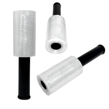 Imagem de Kit 5 Stretch Filme Plastico 10cm x 120m com Aplicador - FICONE & REIS