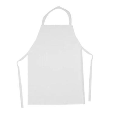 Imagem de Avental Emborrachado Branco Pequeno 85x63cm - Lamare