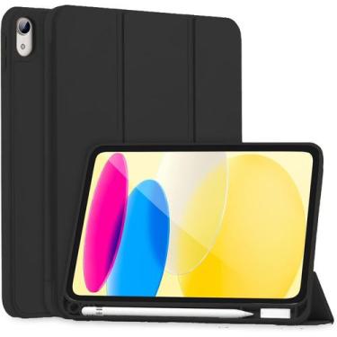 Imagem de Capa Smart compatível com iPad 10ª geração com suporte para Pencil - S