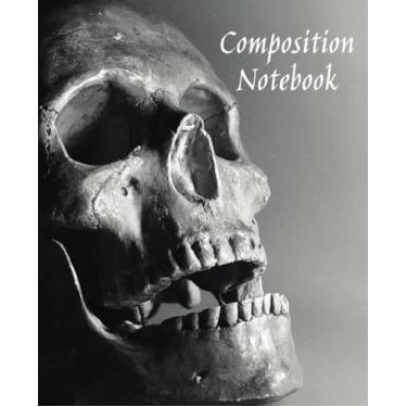 Imagem de Composition Notebook/Journal 7.5” x 9.25” (SKULLS): 100 Narrow Ruled Lined Pages – Gothic - Skulls $6.99 (Skull Series)