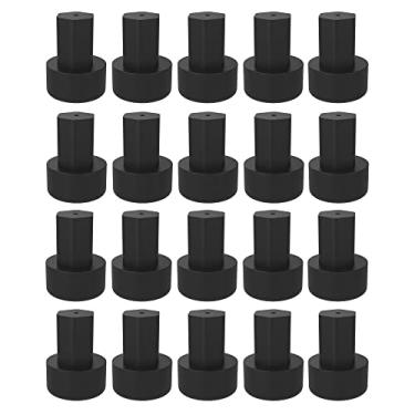 Imagem de Pés de borracha substitui W10919249 SDA-00189300 Gate HP amortecedor de borracha para Whirlpool para Samsung para GE para Kitchen Aid para queimadores Jenn Air Gas Range Grill Cooktop 20 unidades