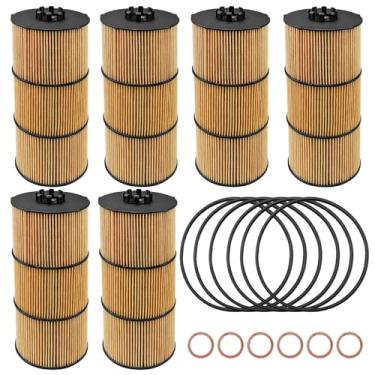 Imagem de Kit de filtro de lubrificante de óleo adequado para caminhões e ônibus 114SD 122SD 2012-2020 Western Star Trucks 4700SB 2012-2020 4900FA 2009-2017, substitui A4721800109 LF17511 P7551 05
