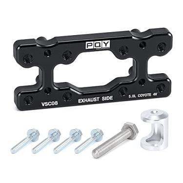 Imagem de PQY Ferramenta de compressor de mola de válvula de motor para Ford F-150 5.0L Mustang Coyote 4 válvulas Retentor de parafuso magnético Trac preto