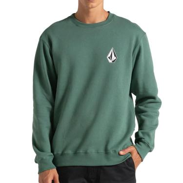 Imagem de Moletom Volcom Careca Iconic Stone WT25 Verde Escuro