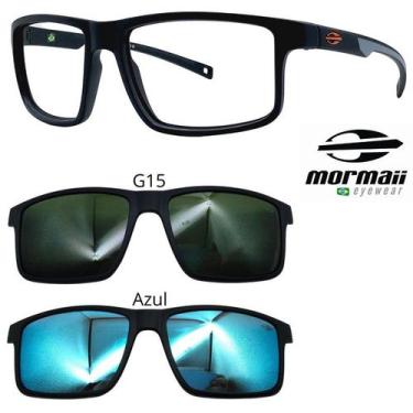 Imagem de Oculos Mormaii 6127 Swap 5 APJ com 2 Clipons - Escolha a Cor, G15, Azu