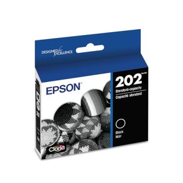 Imagem de EPSON Cartucho preto com capacidade padrão T202 Claria Ink (T202120-S) para impressoras Epson Expression and Workforce