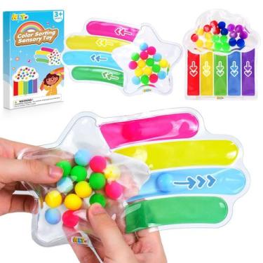 Imagem de Brinquedos sensoriais de classificação de cores KLT para crianças com 
