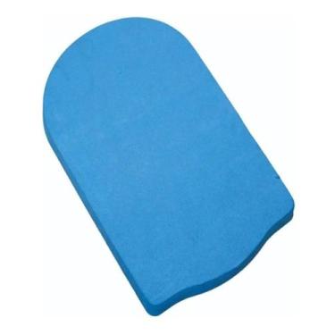 Imagem de Prancha Média de Borracha EVA 42x28x3 cm Natação Adulto Evamax, Azul, 