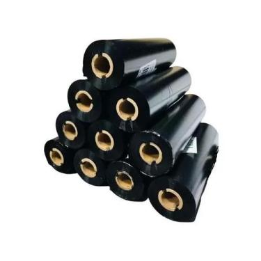 Imagem de Kit 24 Rolos Ribbon Cera 110x74m Premium TTR p/ Impressora Térmica Zeb