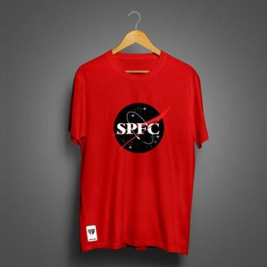 Imagem de Camiseta São Paulo Masculina Zé Carretilha Nasa SPFC, Vermelho, G