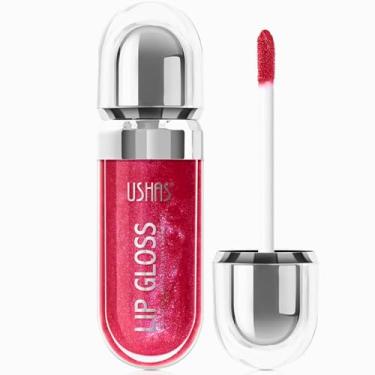 Imagem de Lip Gloss – 7ml - Brilho Labial Hidratante, Efeito 3D Duradouro, molhado, Não Pegajoso, 12 Tons América Mix Store – USHAS (#10-ROSA CINTILANTE)