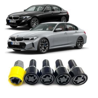 Imagem de Trava Parafuso Antifurto De Rodas Black Preto BMW Série 1 / 3 / 5 / 7 