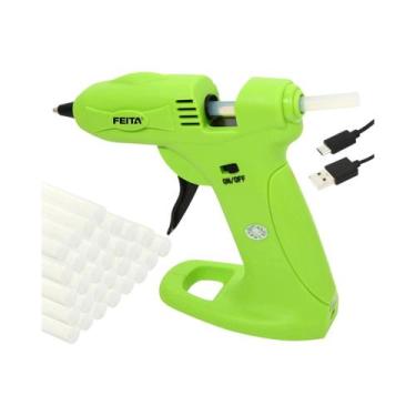 Imagem de Kit De Pistola De Cola Quente Portátil Sem Fio USB-C Recarregável Com 