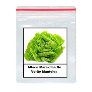 Imagem de Sementes Alface Maravilha De Verão Manteiga 100 unidades - GDEZ