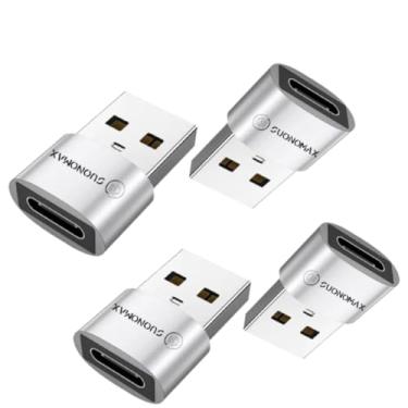 Imagem de Suonomax Adaptador USB A para USB C macho - fêmea para iPhone 16 carregador tipo C conversor para Apple Watch Ultra iWatch iPhone 7 8 9 10 15 14 13 Plus Pro Max AirPods iPad carro Samsung S25 (4