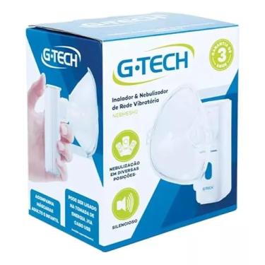 Imagem de Inalador nebulizador Portátil com Rede Vibratória Mesh, silencioso Cuidados Respiratórios, G.Tech