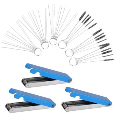 Imagem de lasuroa Kit de Limpeza Carburador, Conjunto Limpeza Ponta Maçarico 39 Fios 30 Agulhas 15 Escovas Adequado para Pequenos Furos para Carros Motocicletas Quadriciclos Soldadores Equipamentos Gramado