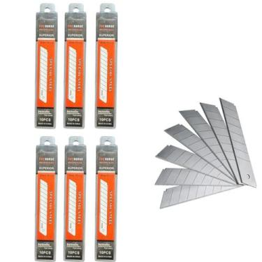 Imagem de Lâmina Para Estilete Reposição 18mm 60 Lâminas - Yara