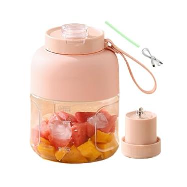 Imagem de Espremedor Elétrico | Liquidificador Grande Sem Fios para Viagem | Ferramentas para Frutas e Vegetais para Comida, Bebidas, Sucos, Viagem, Praia, Ar Livre, Casa e Esporte