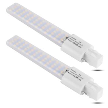 Imagem de Lidesheng Lâmpada LED GX23 6W substituição 13W CFL LED Stick PL base GX23-2 pinos, 3 cores selecionáveis 3000K/4200K/6000K ângulo de feixe de 360°, acionado por 120-277V e reator CFL (3 cores, GX23 6W