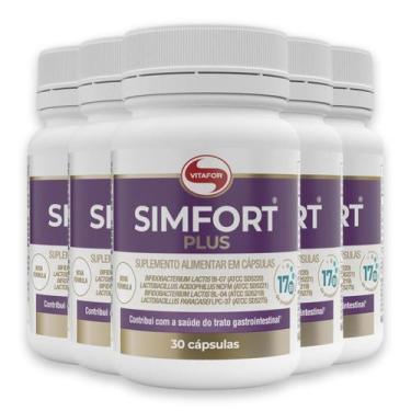 Imagem de Kit 5 Simfort Plus Vitafor 30 Cápsulas