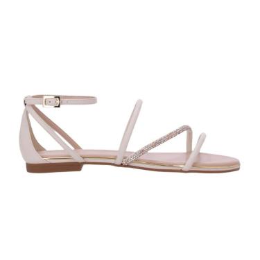 Imagem de Sandália Luz da Lua Rasteira Strass Cristal