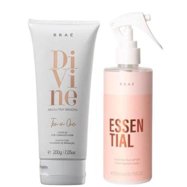 Imagem de Kit Braé Divine Leavein Ten In One 200ml + Essential Spray 260ml