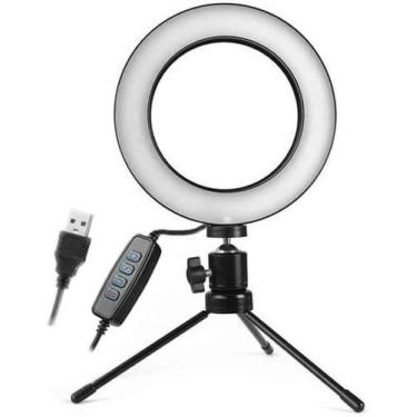 Imagem de Anel de Luz LED 16 cm + Tripé - MKB