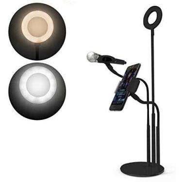 Imagem de Iluminador Kit Youtuber Filmagem Usb Microfone Ring Light Celular - MK