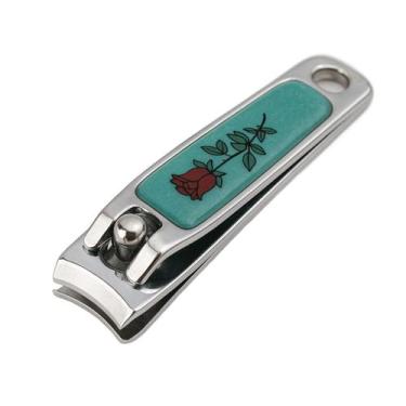 Imagem de Cortador de unha portátil de viajem com correntinha e desenhos - R.Pir