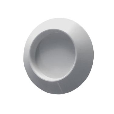 Imagem de Puxador Adesivo Slim Box Portas E Armários Redondo Branco