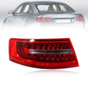 Imagem de MACIMAI Lâmpada traseira LED para Audi A6 C6 S6 Quattro RS6 Saloon Sedan 2009 2010 2011 motorista esquerdo do lado de fora