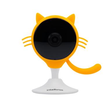 Imagem de Kit Câmera Interna Inteligente Wi-Fi Full HD Intelbras iM3 C + capa Gato
