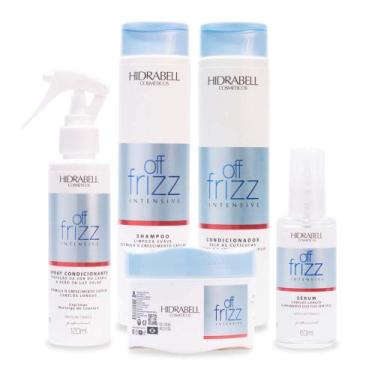 Imagem de Combo Capilar Off Frizz Hidrabell  Hidratação Intensa Antifrizz e Cres
