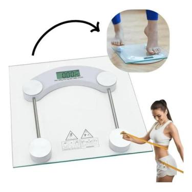 Imagem de Balança Digital Eletrônica Vidro 180kg Multiuso Banheiro - Fratelli, v