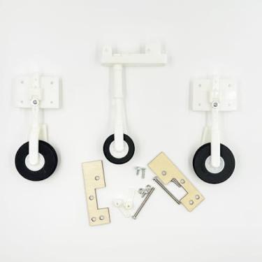 Imagem de RC Airplane Nylon Landing Gear Replace Set for RC Plane Helicopter DIY Model Aircraft KT Board Fixed Wing Parts (Style 1)