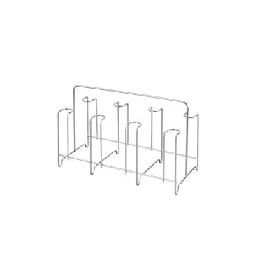 Imagem de Escorredor Porta 8 Copos Suporte Metal Aço Cromado 1un