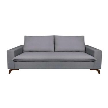 Imagem de Sofá 3 Lugares Gregory Cinza 220 cm - Sofani