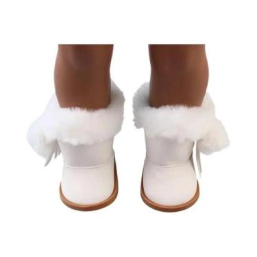 Imagem de Botas de Neve de Pelúcia para Boneca de 18 Polegadas (75cm) - Sapatos 