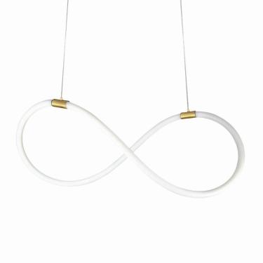 Imagem de Lustre Design Moderno Knot 38w - Silicon Led 6000k - Ouro
