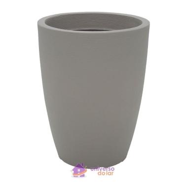 Imagem de Vaso Thai Tramontina Basic Em Polietileno Concreto 58 Cm Tramontina