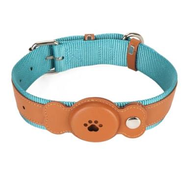 Imagem de Acouto Coleira de Cachorro - Coleira de Couro Leve e Confortável para Cães e Gatos - Design Elegante (Marrom)