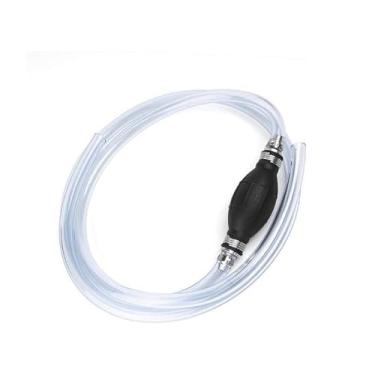 Imagem de Mangueira de montagem de linha de combustível transparente, motor de barco de popa marítimo de 3/8" (10 mm), conjunto de linha de combustível RVs com bomba de lâmpada primária, peças de tubo de