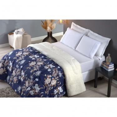 Imagem de Coberdrom Sherpa/percal 180 Fios Estampado Queen Gran Moratta 01 Peça - Campestre