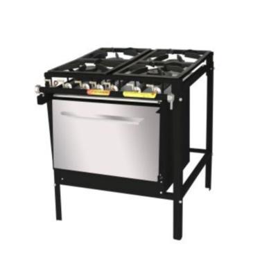 Imagem de Fogão Funcional Venâncio 4 Bocas 2 Duplas A Gás Com Forno FF4D2F