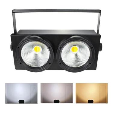 Imagem de Refletor Brut Cob Led 200w Branco Quente E Frio Dmx Strobo - VORLANE