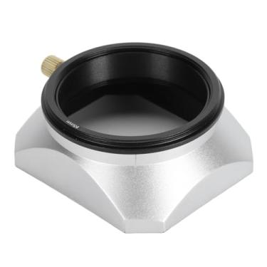 Imagem de KIMISS Capa de Lente de Metal Quadrada 55mm, Liga de Alumínio, Bloco de Sombra de Câmera retrô, Redução de Luz Indesejada para Digital Dslr Slr Prata